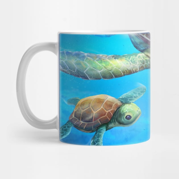 Tobago Turtles by Shellz-art